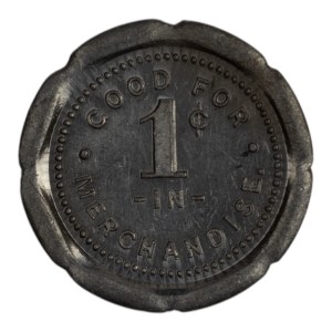 Canada Streetsville Ontario E. Goodison &amp; Co. 1 Cent Merchant Token 972-B-F