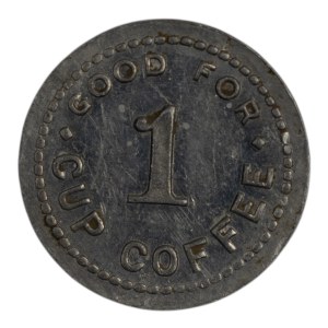 Canada Hamilton Ontario Walker Bros at Ryckman's Corners 1 Cup of Coffee Merchant Token