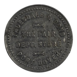 Kanada Port Dover Ontario 10 Cent Trusedale &amp; Bond Merchant Token 808-D-D
