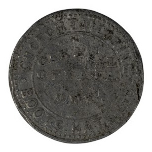 Canada Ottawa Ontario E.J. Le Daim Oak Hall Clothier Medallion