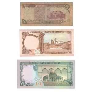 Jordan 1975-93 Banknote Lot (3 Pieces)