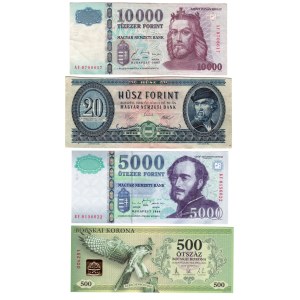 Hungary 169-2012 Banknote Lot (4 Pieces)