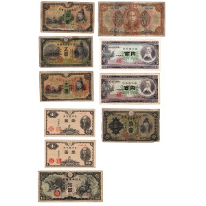 Japan & China 1923-53 Banknote Lot (10 Pieces)