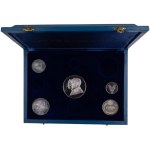 Iran 1971 SH1350 2500th Anniversary of The Persian Empire Silver 5 Coin Set