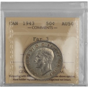 Canada 1943 50 Cent Far 3