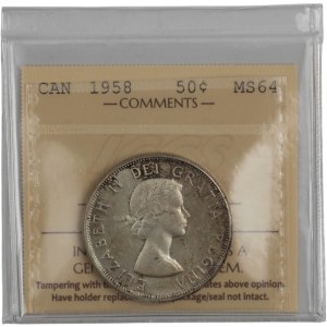 Canada 1958 50 Cent