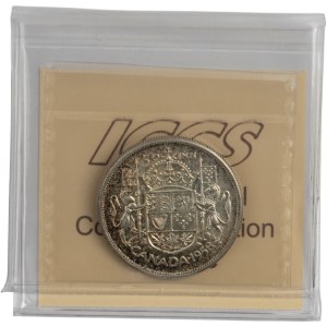 Canada 1958 50 Cent Dot