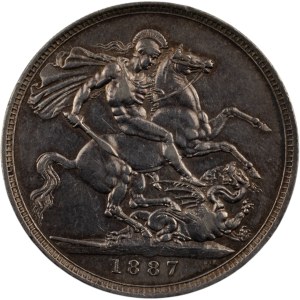 Great Britain 1887 Silver 1 Crown