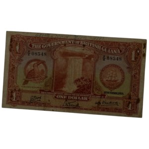 Britisch-Guayana 1938 1-Dollar-Banknote