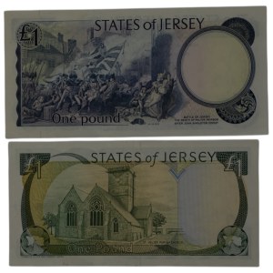 Jersey 1979-89 1 & 1 Dollar Banknotes (2 Pieces)