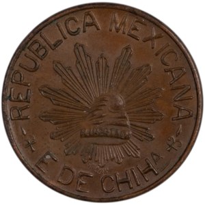 Mexiko 1914 5 centavos Chihuahua