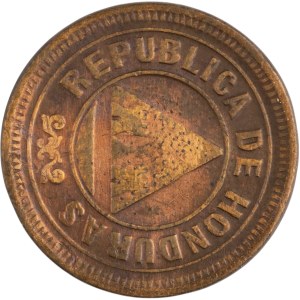 Honduras 1910 2 Centavos Overstruck