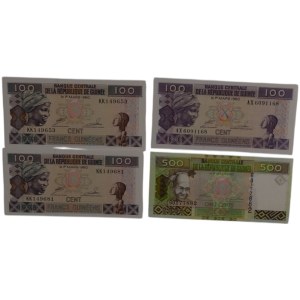 Guinea 1960 Banknotes (4 Pieces)