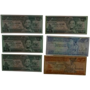 Ethiopia 1969 (1976) Banknotes (4 Pieces)