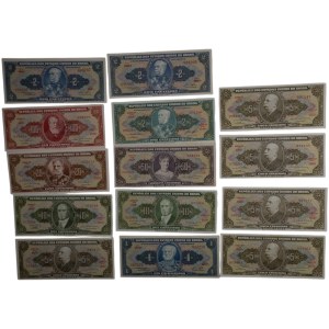 Brasilien 1953-61 Banknote (14 Stück)