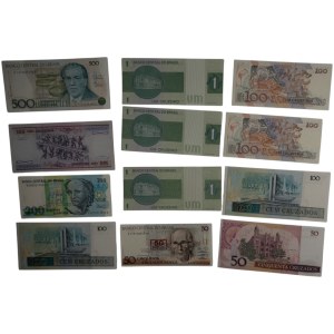 Brazil 1972-2000 Banknote (12 Pieces)
