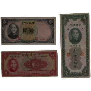 China 1930-40 Banknote (3 Pieces)
