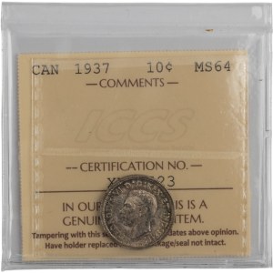 Kanada 1937 10 centov