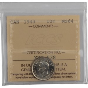 Canada 1943 10 Cent