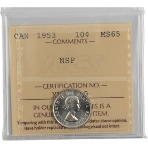 Canada 1953 10 Cent NSF