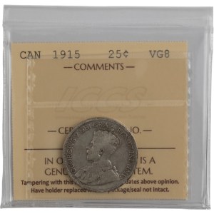 Canada 1915 25 Cent