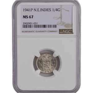 Pays-Bas 1941 P Indes orientales 1/4 Gulden