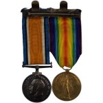 Canada WWI Medal Pair - Canadian Garrison Artillery