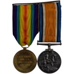Canada WWI Medal Pair - Canadian Garrison Artillery