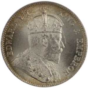 Hong Kong 1904 Argent 10 Cents
