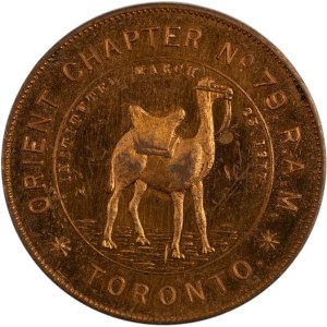 Canada Toronto Ontario Orient Chapter No. 79 Masonic One Penny Token