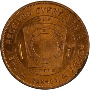 Canada Toronto Ontario Orient Chapter No. 79 Masonic One Penny Token