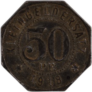 Germany 1918 Bad Mergentheim 50 Pfennig Kleingeldersatz Notgeld