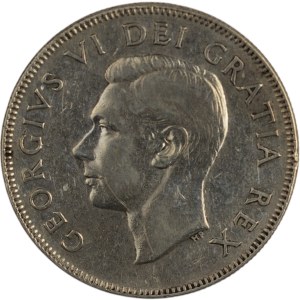 Canada 1948 Silver 50 Cents