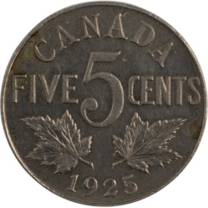 Canada 1925 5 Cent