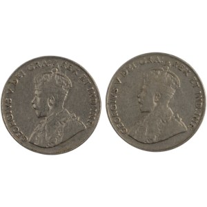 Canada 1925 5 Cent (2 Pieces)