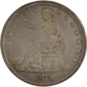 United States 1878 Trade Dollar - Locket - S'ouvre avec la photo