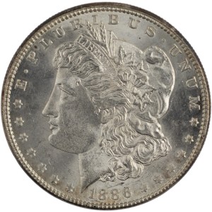 United States 1886 Morgan Silver Dollar