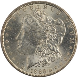 United States 1886 Morgan Silver Dollar