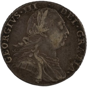 Great Britain 1787 Silver Shilling
