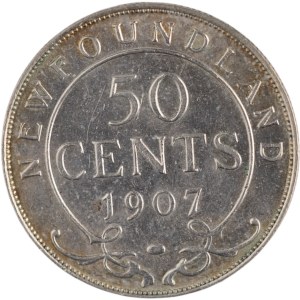 Canada Newfoundland 1907 50 Cents