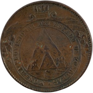 Honduras 4 pesos 1862 TA