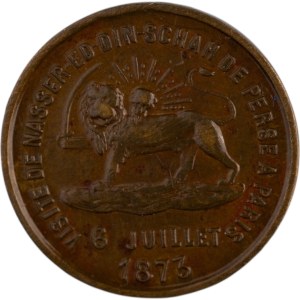 Iran 1873 Medal Shah of Persia