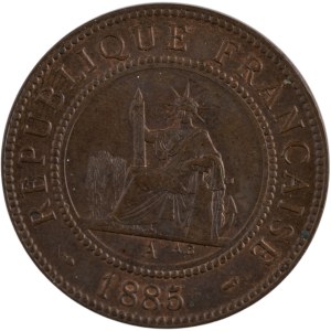 Indochine française 1885 1 Cent