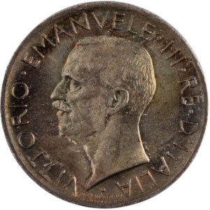 Italy 1926 R Silver 5 Lire