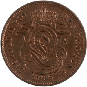 Belgium 1905 2 Centimes