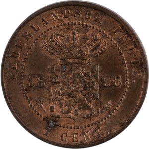 Netherlands 1898 East Indies 1 Cent