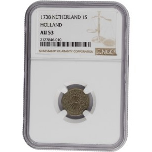 Pays-Bas 1738 Hollande Argent 1 Stuiver