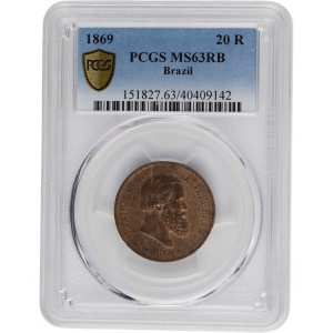 Brazil 1869 20 Reis
