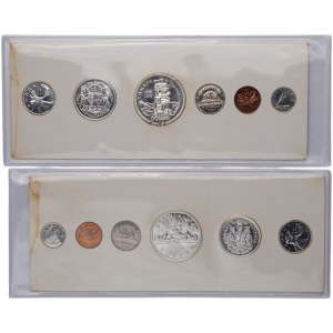 Canada 1958 e 1959 Proof Like Coin Sets (2 set)