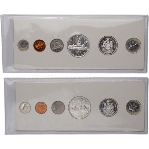 Kanada 1960 Proof wie Münzsätze (2 Sätze)